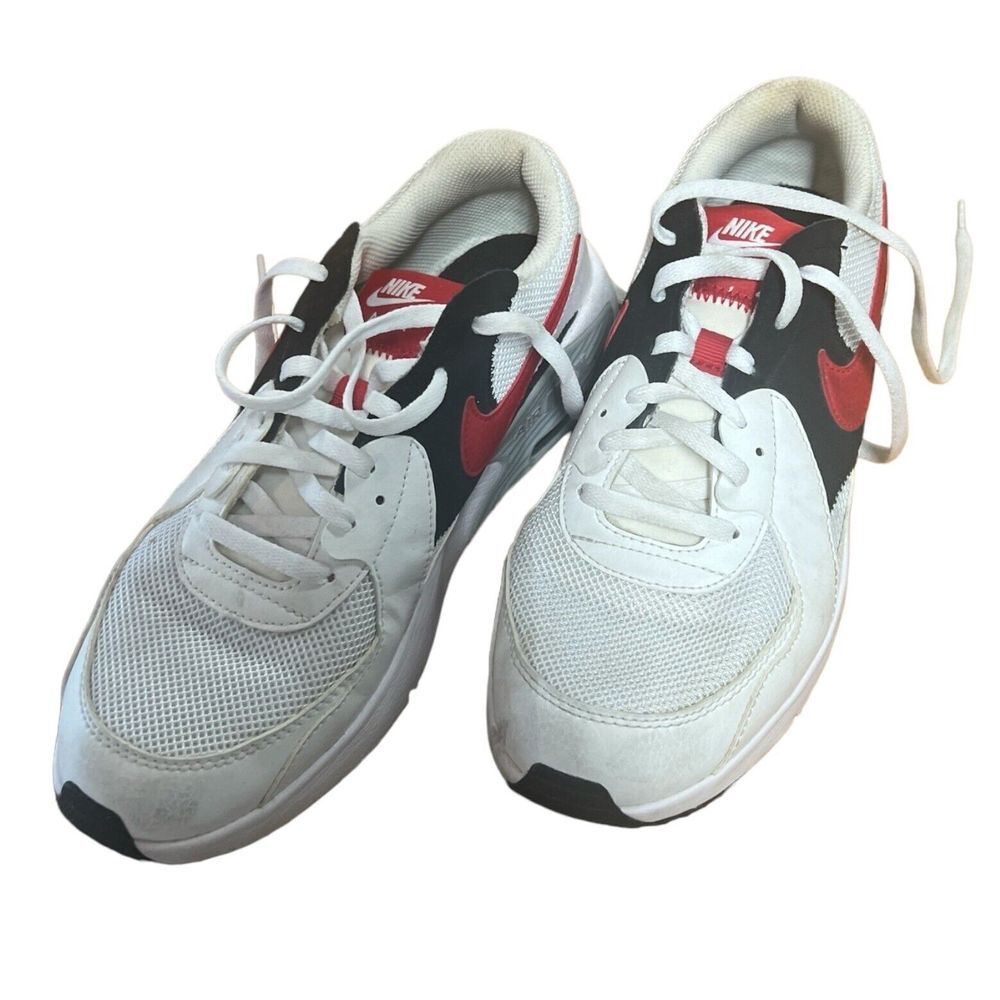 Nike Air Max Excee GS White/University Red/Black CD6894-105 Shoes - Size 6Y